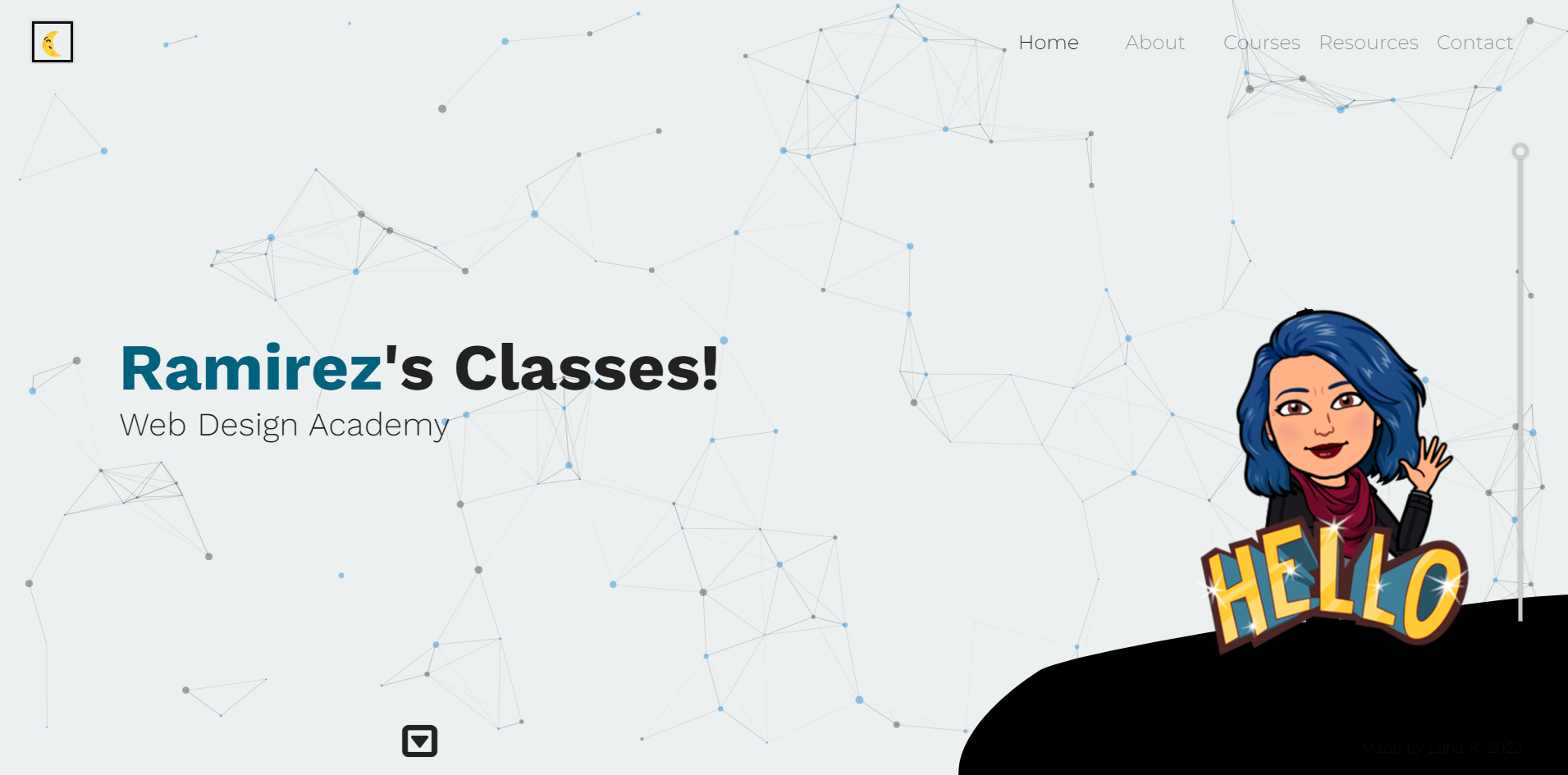 A picture of Mrs. Ramirez official website